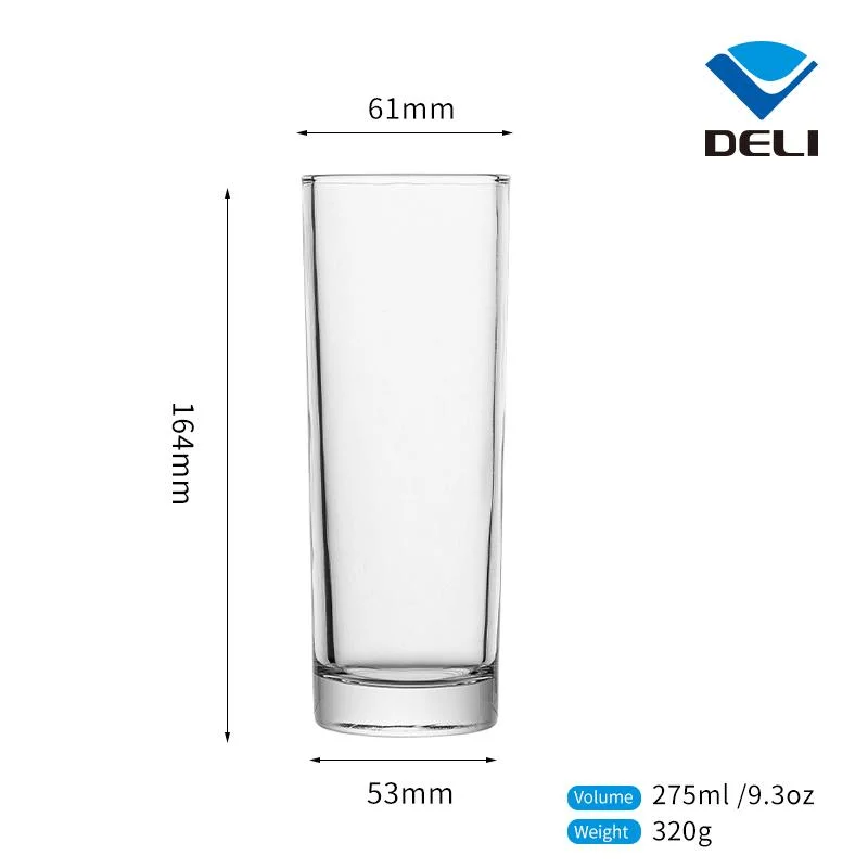 Wholesale Clear Tea Water Soda Juice Glass Cola Cup Creative Beer Wine Glass Mug